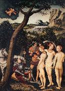 The Judgment of Paris CRANACH, Lucas the Elder